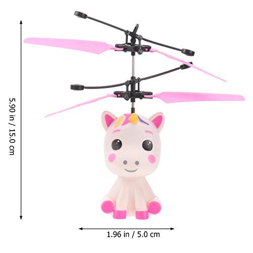 Balacoo Volando Fairy Unicornio Bola Juguete Recargable RC Mini Drone Inducción Helicóptero Flying Aircraft Juguetes para Niñas Niños