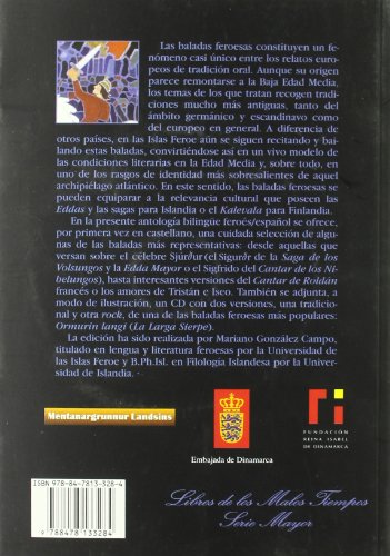 Baladas épicas feroesas. Edición bilingüe (Libros de los Malos Tiempos. Serie Mayor)