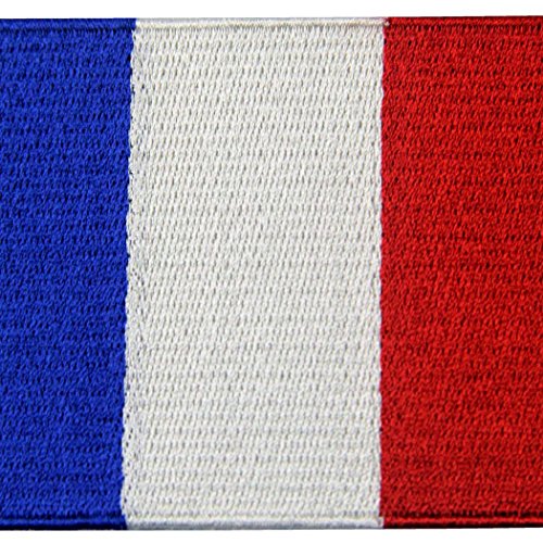 Bandera de Francia Francés Emblema nacional Parche Bordado de Aplicación con Plancha