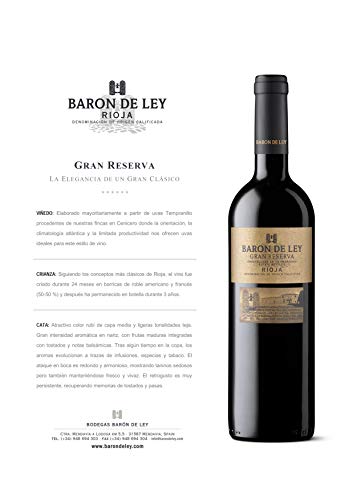 Baron De Ley Gran Reserva Tinto Rioja - 1 botella 75 cl