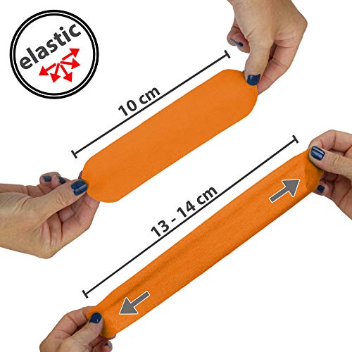 BB Sport 12 Rollos Cinta Kinesiología Tape 5 m x 5 cm Cinta Muscular E- Book Ejemplos Aplicación, Color:naranja