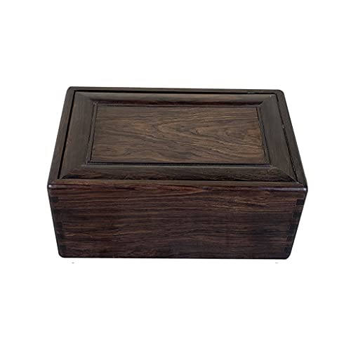 BBZY joyeros Caja de joyería de Madera cajón Retro Plaza Anillo Pendientes Collar joyería Almacenamiento Caja artesanía Madera Clara Textura Organizador Caja Regalo Ideal para niñas y Mujeres.