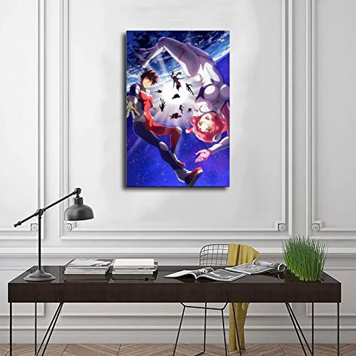 BDTSRT Pintura del Arte de la Pared de la Lona Sin Marco 60X90cm Aniem Poster Astra Lost in Space