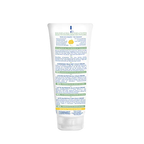 Bébé-enfant lait Cold Cream cire d'abeille bio corps 200ml