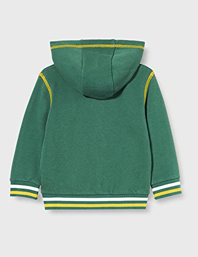 Benetton Giacca C/CAPP M/L 3J68C5992 Suéter cárdigan, Verde 1n0, 9 años para Niños