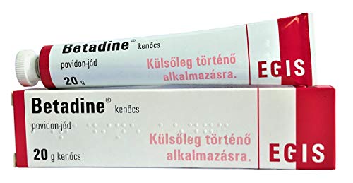 BETADINE 100 miligramos/gramo - 20 gramos ungüento antiséptico Tratamiento de cortes de piel o abrasiones