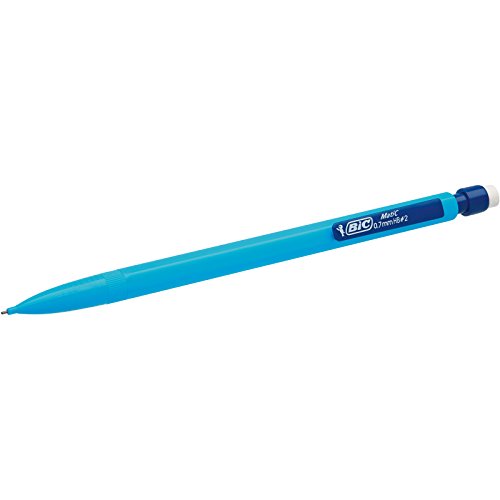 BIC Matic Fun - Portaminas, de 0,7 mm, HB, con goma (perfecto para la escuela), colores surtidos, funda especial, 10 unidades