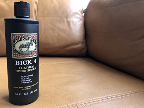 Bickmore Bick 4 Acondicionador de cuero de 16 onzas – Best Since 1882 – Limpiador y acondicionador – Restore Polish & Protect All Smooth acabado cuero