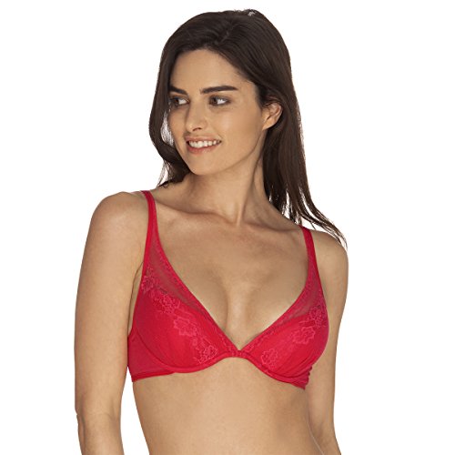 Billet Doux Neroli Sujetador con Push-up, Rojo (Rouge Geranium), 90C para Mujer