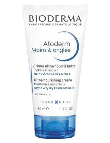 Bioderma Atoderm - Crema ultra nutritiva para manos y uñas (3 unidades de 50 ml, incluye 1 unidad)