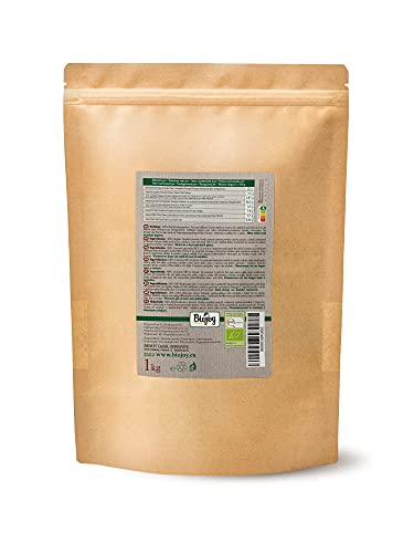 Biojoy Cúrcuma BÍO (Curcuma) en polvo, producida de raíces desecadas de cúrcuma (1 kg)