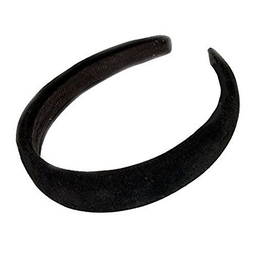 Black Velvet Alice Hair Band Headband 2.5cm (1) Wide by Pritties Accessories