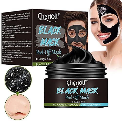 Blackhead Remover Mask, Peel Off Máscara,Mascarilla Exfoliante, Mascarilla negra, Deep Cleansing Mascarilla Exfoliante Limpiadora contra Puntos Negros y Acné para, Mascarillas Hidratantes masculino