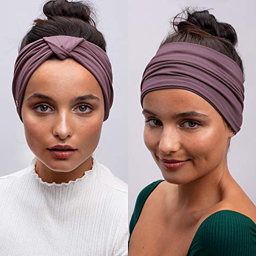 Blom Diadema Mujer Modelo Original – Cinta Pelo Mujer para Yoga, Vestir, Deporte, Viajar o Running – Accesorios para el Pelo de Diseño Multiestilo para Una Vida Activa – Turbante Anudado