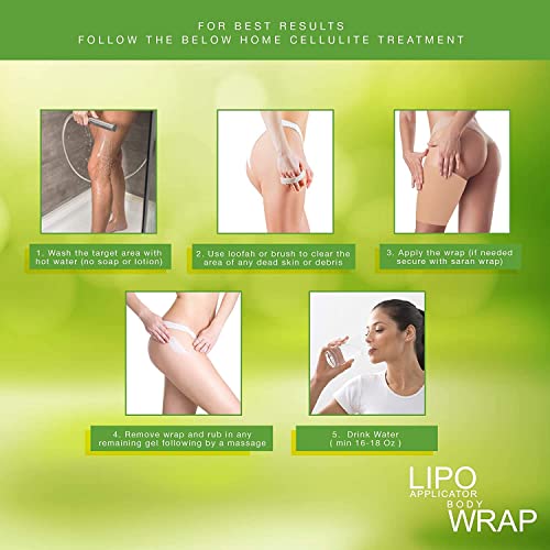 Body Wrap último Lipo Aplicador Wrap. 4 Wraps