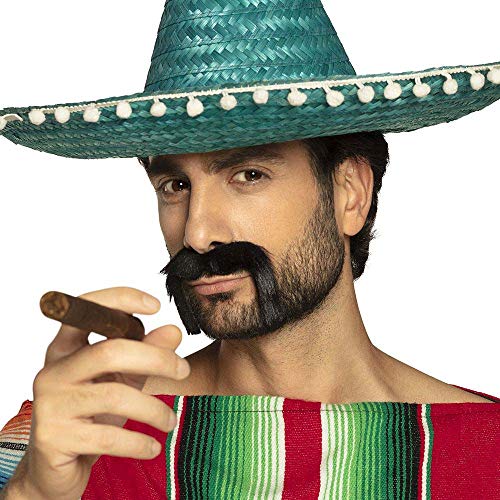 Boland 01807 - bigote mexicanos, un tamaño, negro