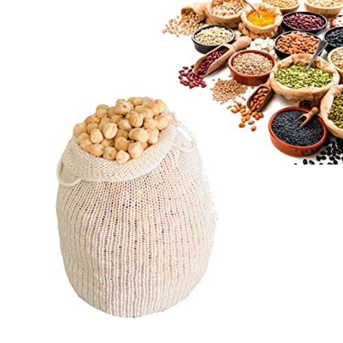 Bolsas de Cocción para Legumbres + 1 de 1kg | Algodón 100% puro | Apto para todos Tipos de Legumbres Para meter en la olla a Presión (Bolsa 1kg Marrón)