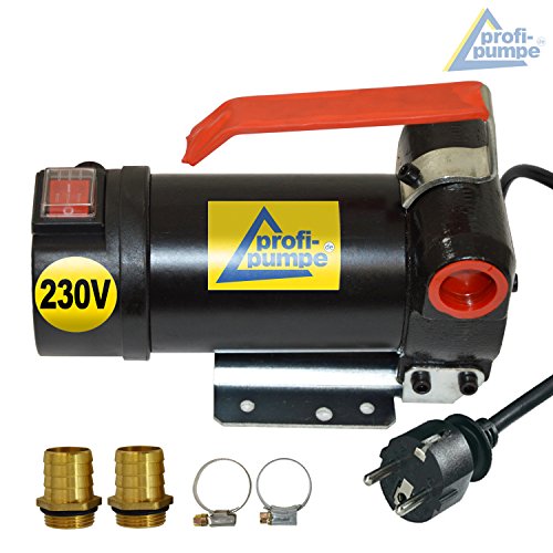 BOMBA DIESEL - BOMBA DE TRANSFERENCIA - BOMBA COMBUSTIBLE - BOMBA SUCCIÓN DIESEL"STAR 160-4" kit completo con manguera de 6m, pistola de aluminio y accesorios de calidad - BOMBA TRASVASE GASOIL 230V