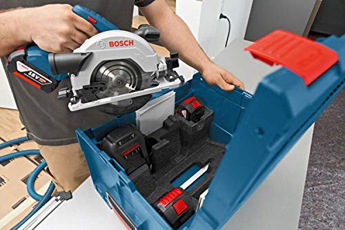 Bosch Professional 18V System GKS 18V-57 G - Sierra circular a batería (disco Ø 165 Bosch mm, sin batería, en L-BOXX)