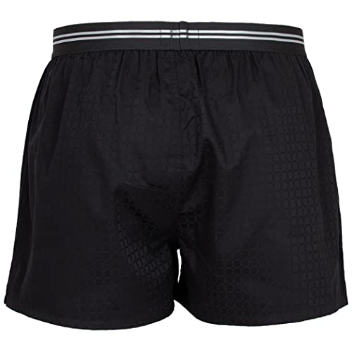 BOSS 2 EW Calzoncillos Tipo bóxer para Hombre, 002 Black/Black Checked, L (Pack de 2)