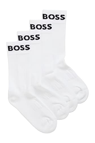 BOSS 2P RS Sport Socks Calcetines, White, 47-50 (Pack de 2) para Hombre