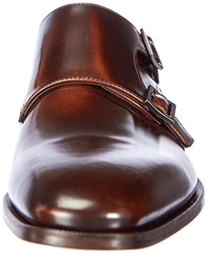 BOSS Lisbon_Monk_bo, Mocasín Monkstrap Hombre, Dark Brown202, 40 EU