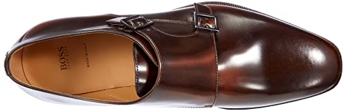 BOSS Lisbon_Monk_bo, Mocasín Monkstrap Hombre, Dark Brown202, 40 EU