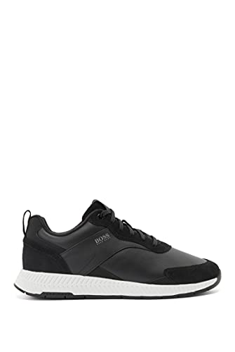 BOSS Titanium_Runn_ltsd, Zapatillas Hombre, Negro1, 46 EU