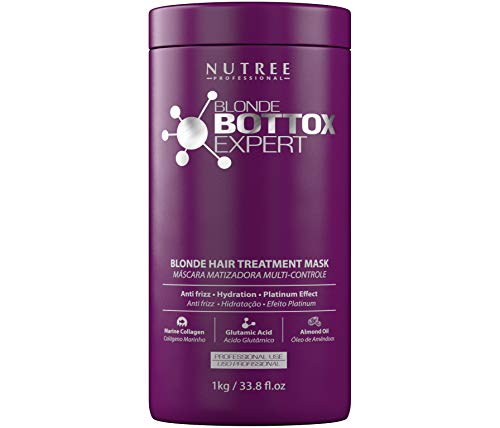 Bottox Expert - Recupera El Cabello Extremadamente Dañado Por Agresiones Diarias - Mantiene El Cabello Alineado, Nutrido, Fuerte, Saludable (Bottox Expert para Rubias 1 kg)