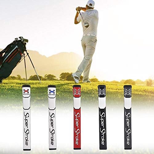 Bouder Golf Putter Grip Grip Grip PU Material ligero portátil suave antideslizante de gran tamaño para elegir para hombre Tour Putter Grip 5 colores 2.0 negro