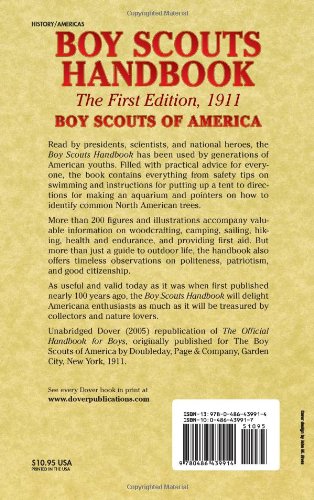 Boy Scouts Handbook: The First Edition, 1911 (Dover Books on Americana)