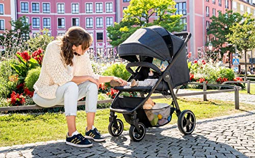 BRITAX RÖMER Carrito Bebe B-AGILE M Compacto y Plegable con una Mano Niños de 0 a 22 kg desde el Nacimiento hasta los 4 Años, Cherry Wine