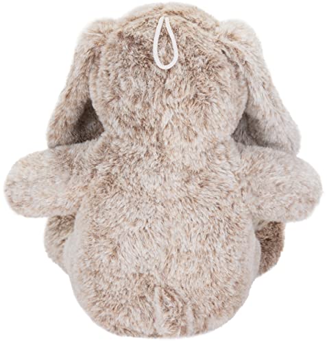 BRUBAKER Conejo de Peluche con Orejas Flexibles - Conejo de Peluche de 28 cm para Niños - Conejo de Peluche - Juguete de Peluche Gris Marrón