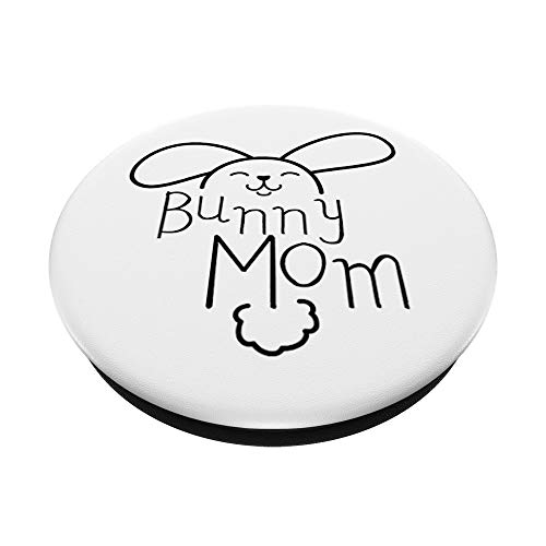 Bunny Mom Conejo madre madre madre Bunnymom regalo PopSockets PopGrip Intercambiable