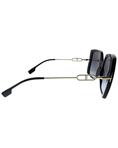 BURBERRY Gafas de Sol LUNA BE 4332 Black/Grey Shaded 57/16/140 mujer