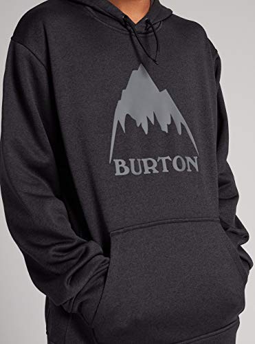 Burton Oak Sudadera, Hombre, True Black Heather, L