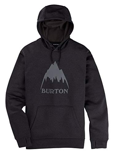 Burton Oak Sudadera, Hombre, True Black Heather, L