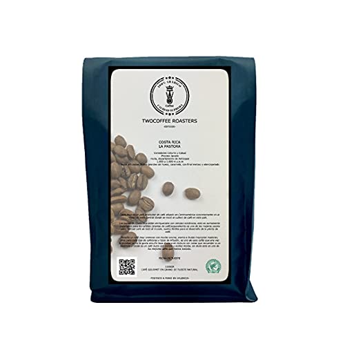 Café de especialidad en grano, tueste natural. 1kg de café recién tostado de Costa Rica "La pastora"