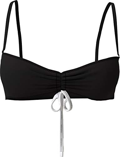 Calvin Klein Bandeau-RP Parte Superior de Bikini, Pvh Black, XS para Mujer