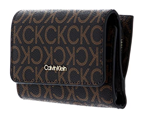 Calvin Klein CK Must Trifold SM Mono Wallet Brown Mono