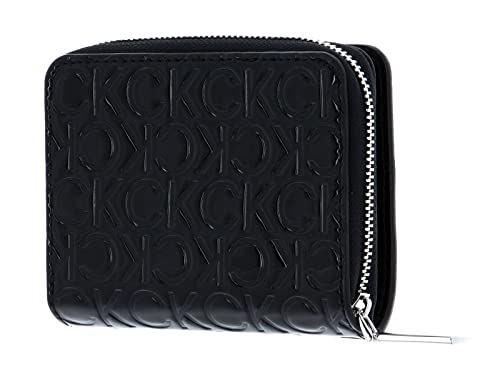 Calvin Klein CK Must Zip Around Wallet MD EM Mono CK Black