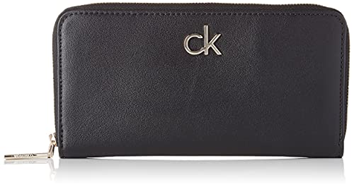 Calvin Klein CKJ Mono HARDW Soft, Accesorio Billetera de Viaje para Mujer, Muselina, One Size