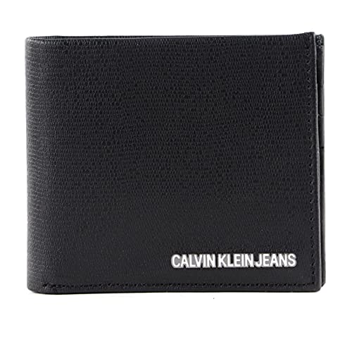 Calvin Klein Denim Collection, Accesorio Billetera de Viaje para Hombre, Black, Talla única