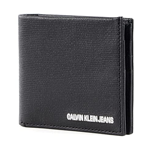 Calvin Klein Denim Collection, Accesorio Billetera de Viaje para Hombre, Black, Talla única