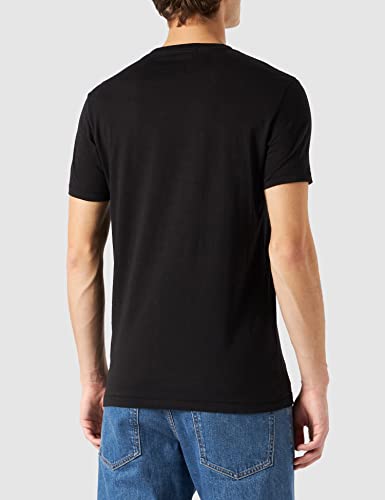 Calvin Klein Jeans Camiseta Monograma de Temporada, CK Black, XS para Hombre