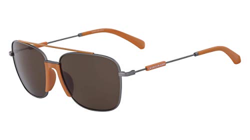 Calvin Klein Jeans CKJ18100S - Gafas de sol de metal unisex para adulto, multicolor, estándar