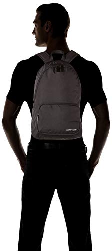 Calvin Klein Jeans Item Backpack W/Zip Pocket, Mochila con Bolsillo con Cremallera. para Hombre, CK Negro, Large