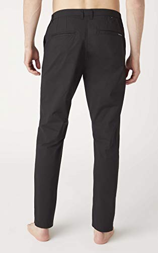 Calvin Klein Jeans Lightweight Slim Chino Pant Pantalones, CK Black, 36W / 32L para Hombre