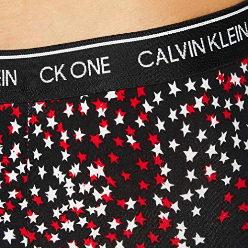 Calvin Klein Trunk 2pk Ropa Interior, Constellation Swirl_Black/ Black, L Unisex Adulto