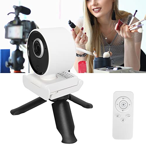 Cámara Web, Streaming Webcam 30FPS 1080P HD Efecto de Maquillaje Estable Multifuncional para Videoconferencia para Enseñanza en Línea